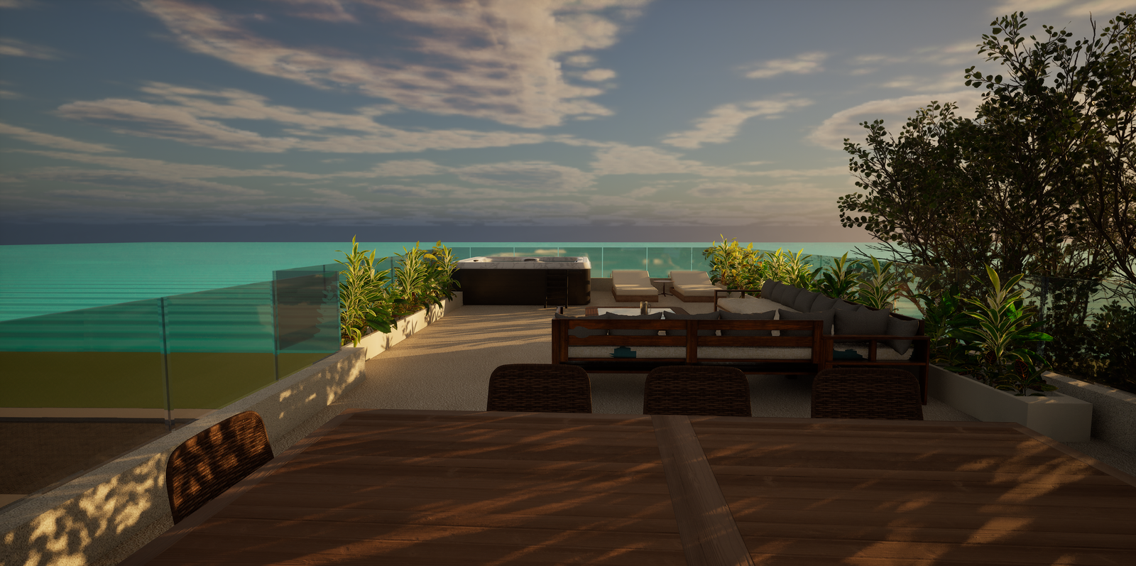 Rooftop concept rendering