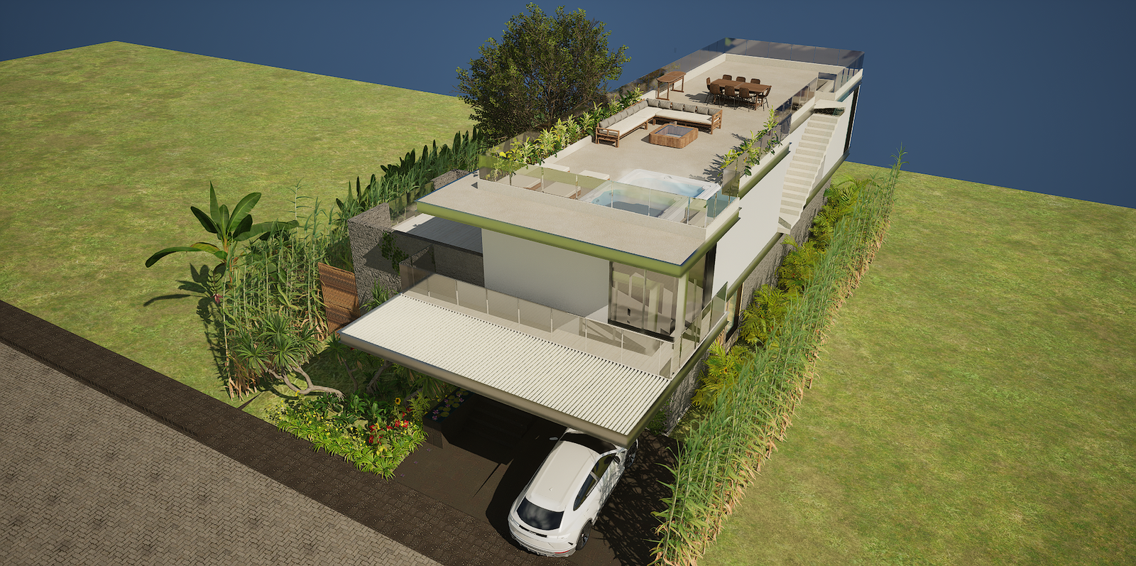 Exterior rendering
