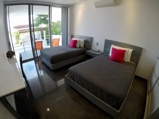 Bedroom with two double beds